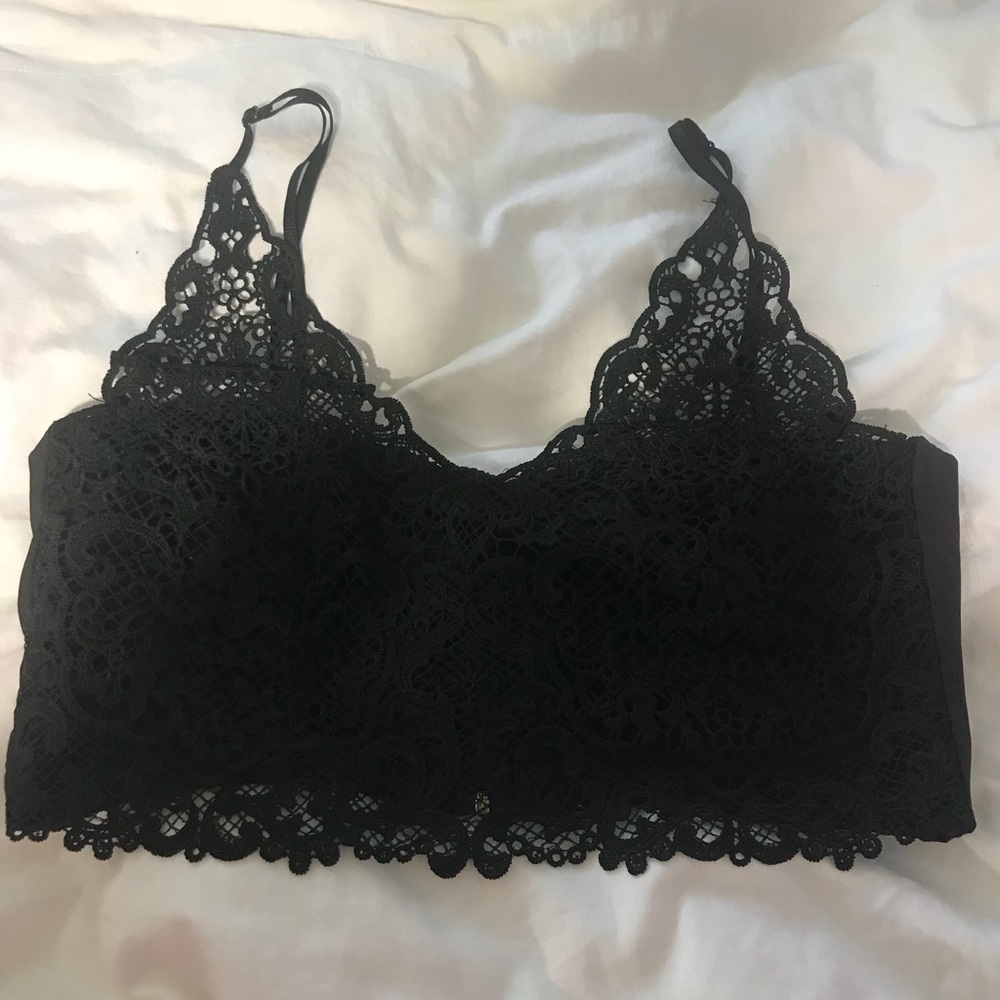 Black lace shirt